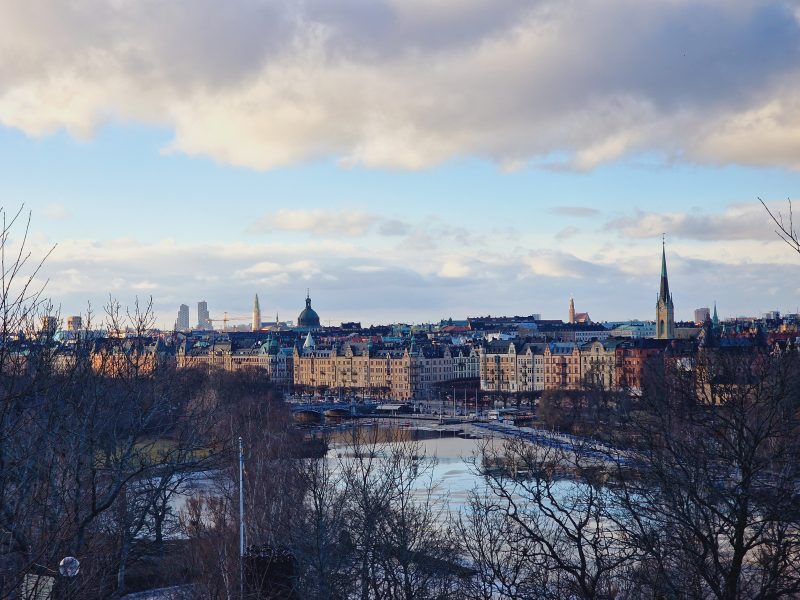 stockholm from a height
