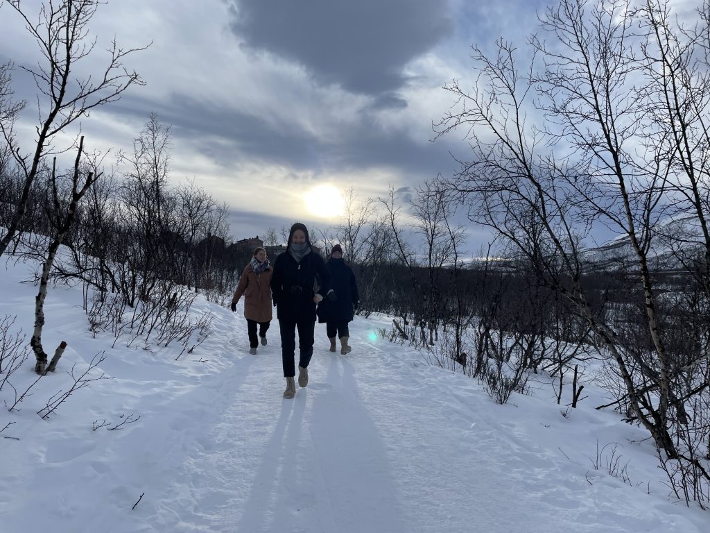 Hiking around Abisko.